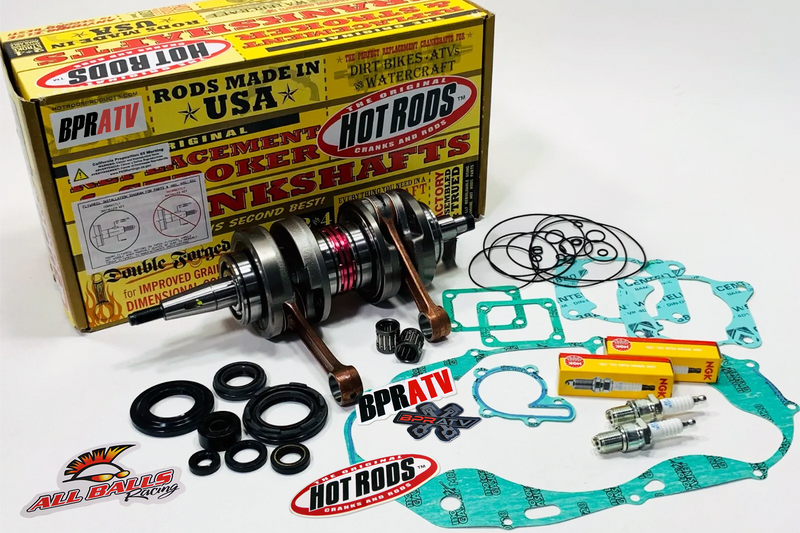 Banshee 421cc 4mm Hotrods Pro Design Stroker Crank Bottom End Rebuild Kit NGK