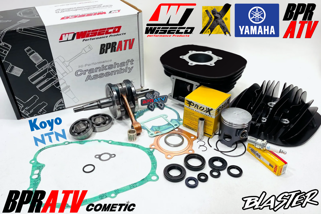 Yamaha Blaster 200 Wiseco Motor Rebuild Kit Crank ProX Piston Koyo NTN Bearings