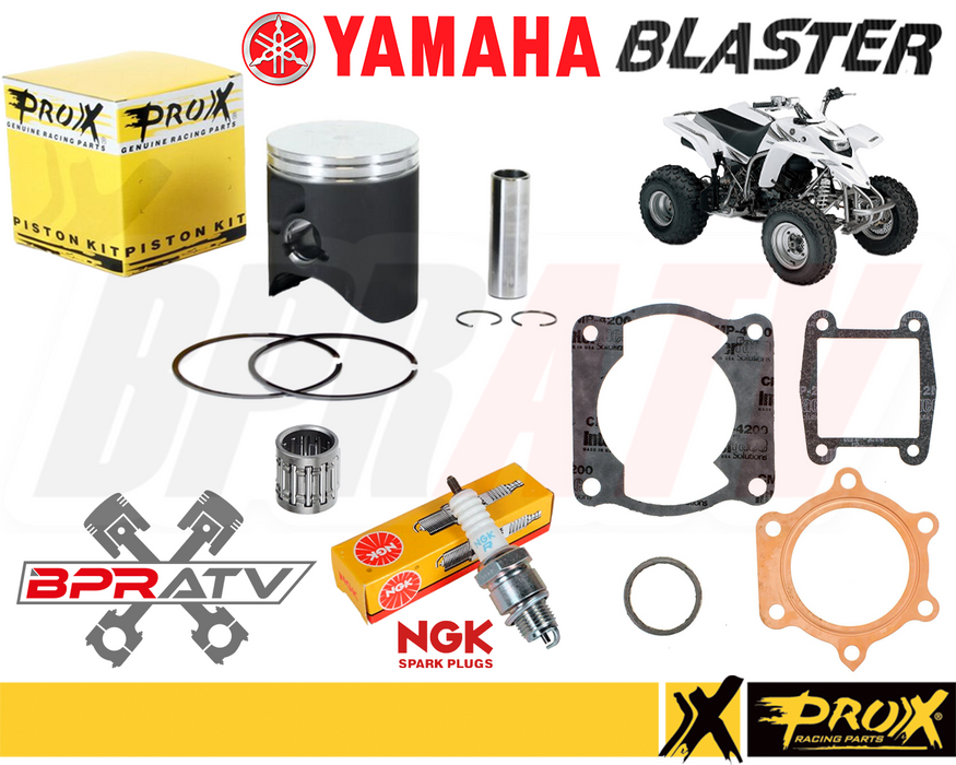 Yamaha Blaster 200 67.25mm Pro X 67.25mm Bore Piston Gaskets Pin Bearing NGK Kit