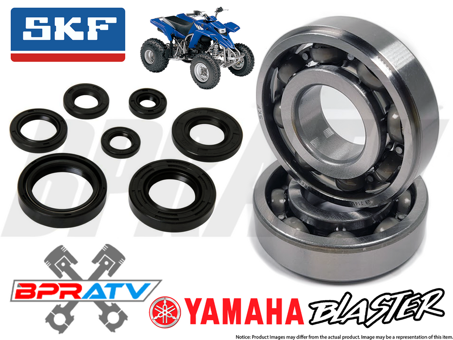 Yamaha Blaster 200 YFS 200 SKF OEM Upgrade Main Crank Shaft Bearings & Seals Kit