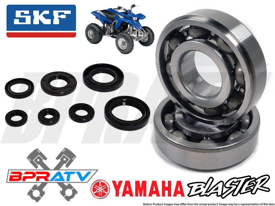 Fits Yamaha Blaster 200 All Years SKF Crankshaft Bearings Engine Seals Seal Kit