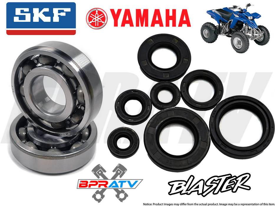 Yamaha Blaster 200 YFS 200 SKF OEM Upgrade Main Crank Shaft Bearings & Seals Kit