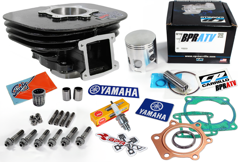 Yamaha Blaster 200 68mm +2 Big Bore CP Piston Titanium Studs Top End Rebuild Kit