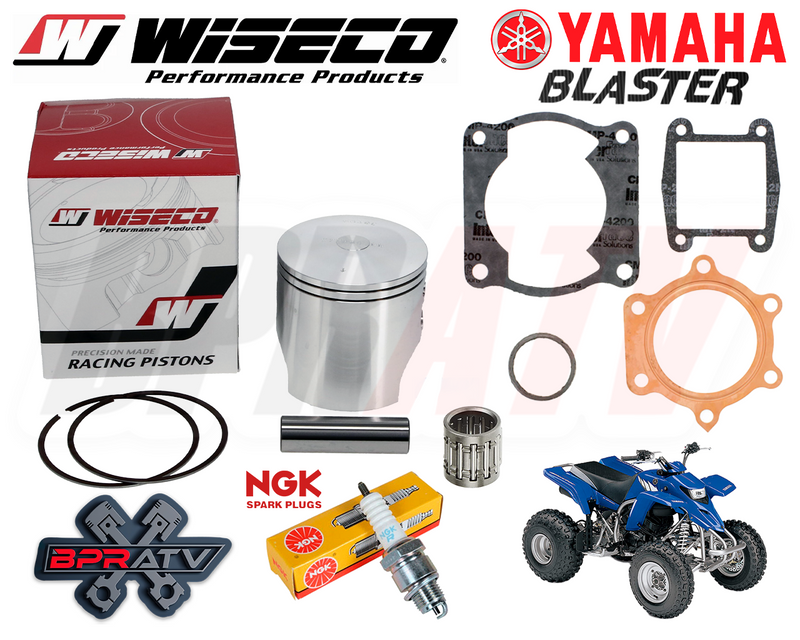 YFS 200 Yamaha Blaster 200 66mm Wiseco Piston Stock Cylinder Top End Rebuild Kit