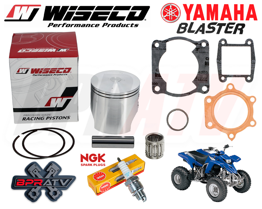 Yamaha Blaster 200 66mm 66 mm Wiseco Pro Piston Gaskets Kit Pin Bearing NGK Plug