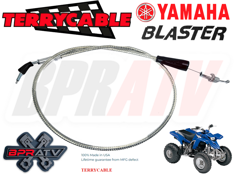 Yamaha Blaster YFS200 YFS 200 Thumb Throttle Cable TERRYCABLE Steel Braided PWK