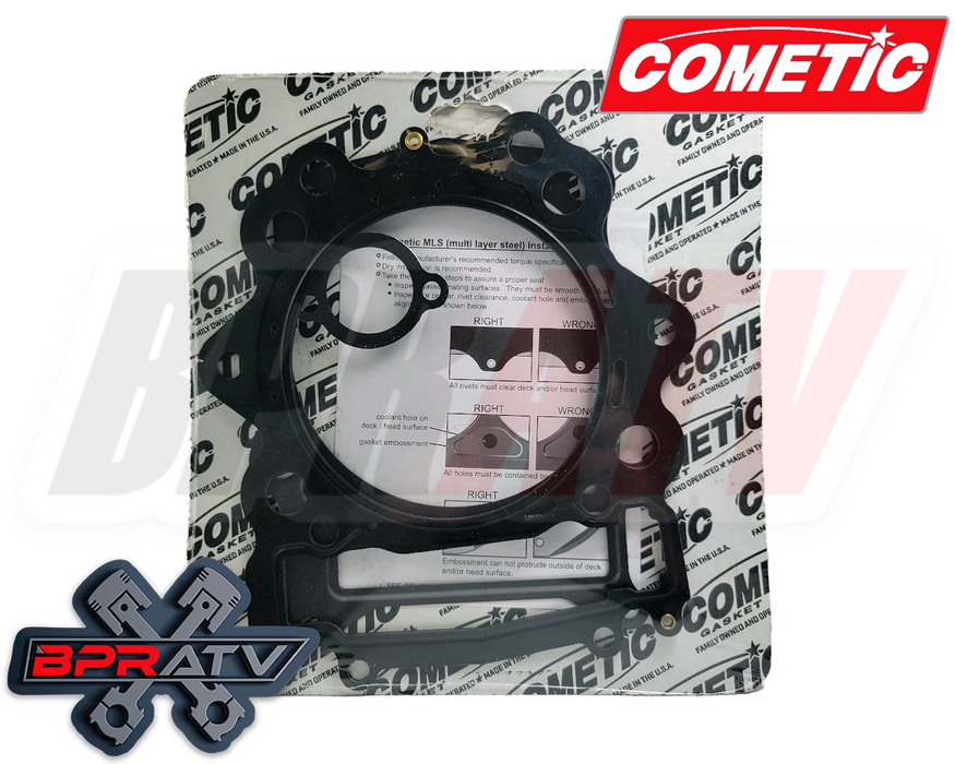 Raptor 700 14:1 Hi Comp Piston CP Carrillo 102mm OEM Bore Race Gas Head Gaskets