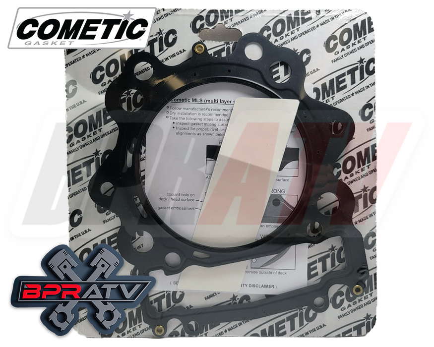 Raptor 700 700R 105mm 727cc Big Bore 13:1 CP Carrillo Piston Kit Cometic Gaskets