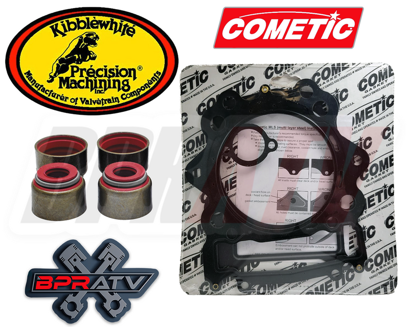 Raptor 700 700R Cometic Gasket Kit TITANIUM Cylinder Head Studs Gasket Seals Set