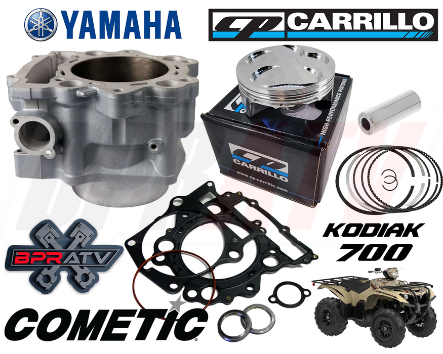 19-24 Yamaha Kodiak 700 102mm Stock Bore Cylinder CP Pump Gas Piston Top End Kit