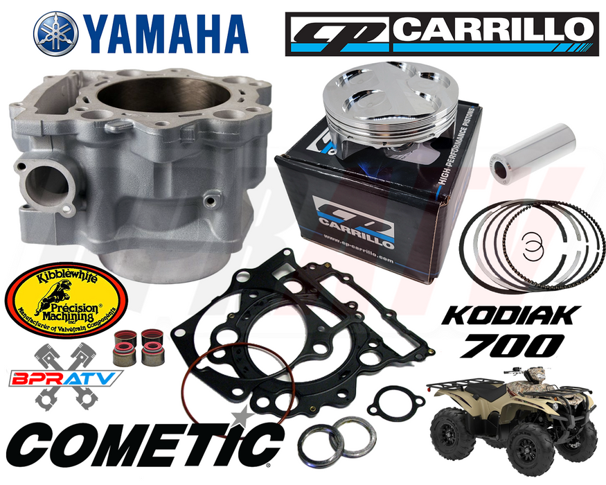 19-24 Yamaha Kodiak 700 102mm Stock Bore Cylinder CP Pump Gas Piston Top End Kit