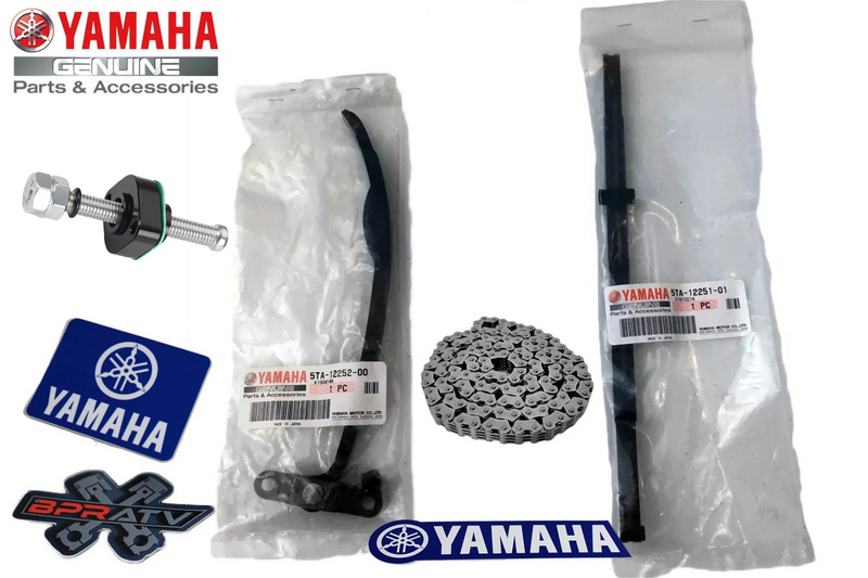 Yamaha OEM YFZ450 YZ 450F Cam Timing Chain Guides Damper Guide Billet Tensioner