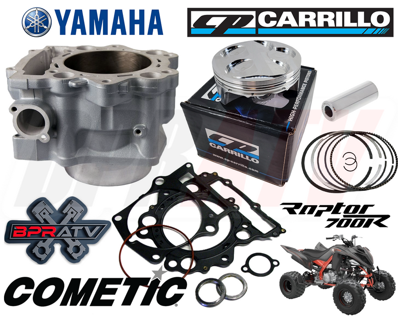 Yamaha Raptor 700R 105.5mm 12.5:1 Big Bore CP Carrillo Piston Cylinder Kit 06-25