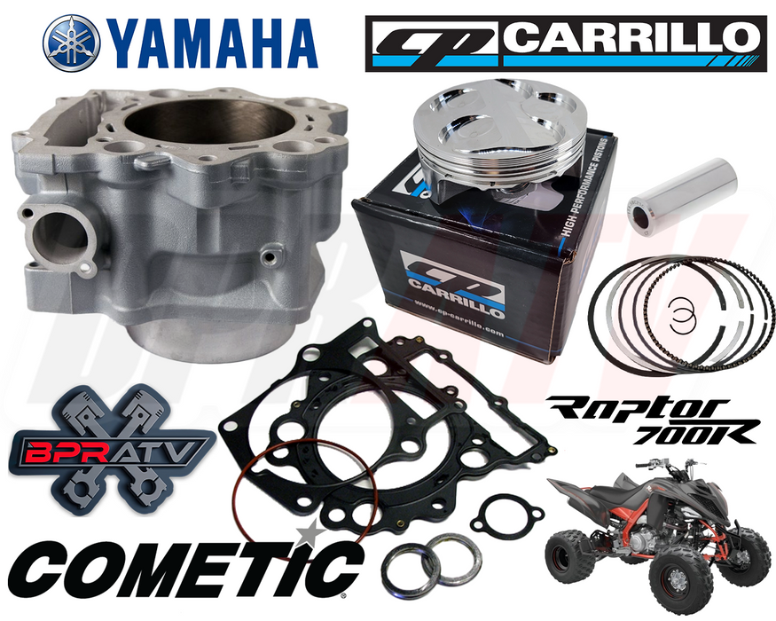 BPRATV Yamaha Raptor 700 R 734cc 105.5mm Big Bore Cylinder CP Piston Top End Kit