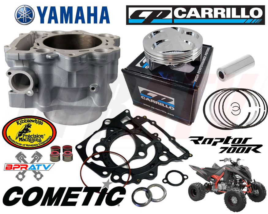 BPRATV Yamaha Raptor 700 R 734cc 105.5mm Big Bore Cylinder CP Piston Top End Kit