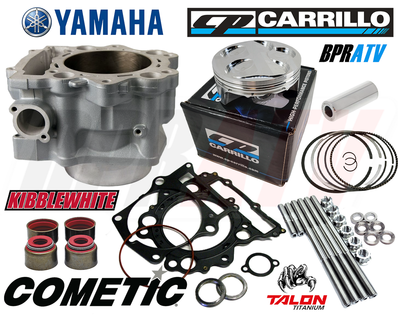Yamaha Raptor 700 108mm +6 770cc Big Bore Cylinder CP Piston Top End R ...