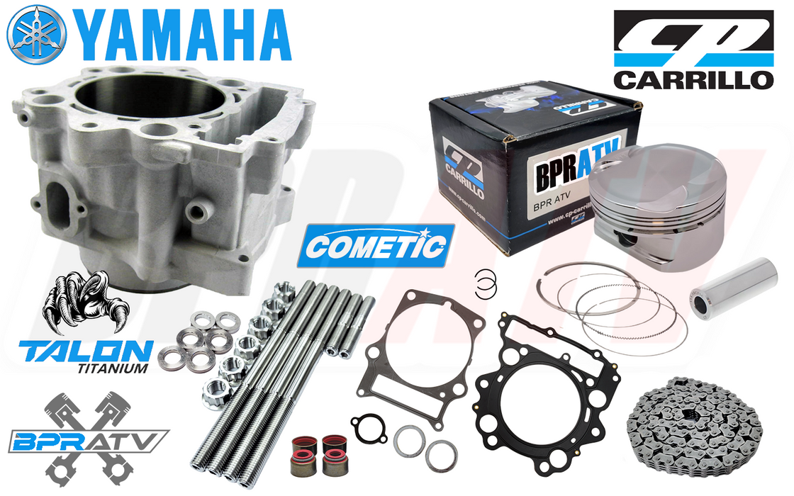 Yamaha Grizzly 700 108mm +6 mil Big Bore Cylinder CP Piston Top End Rebuild Kit