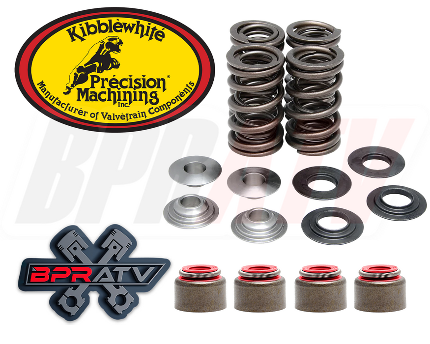 Yamaha Raptor 700 Kibblewhite Intake + Exhaust Valves Springs RED Seals Head Kit