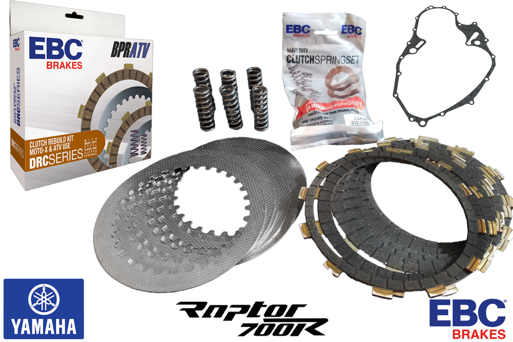 EBC DIRT RACER Clutch Rebuild Kit Fibers Plates Springs Gasket Yamaha Raptor 700