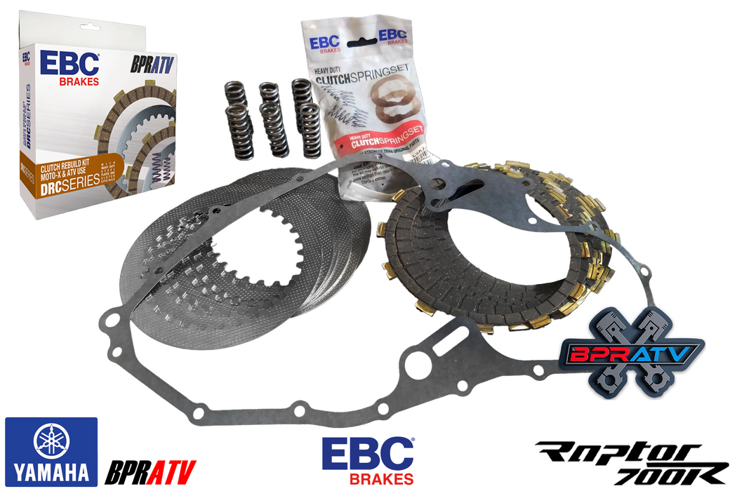 EBC DIRT RACER Clutch Rebuild Kit Fibers Plates Springs Gasket Yamaha Raptor 700