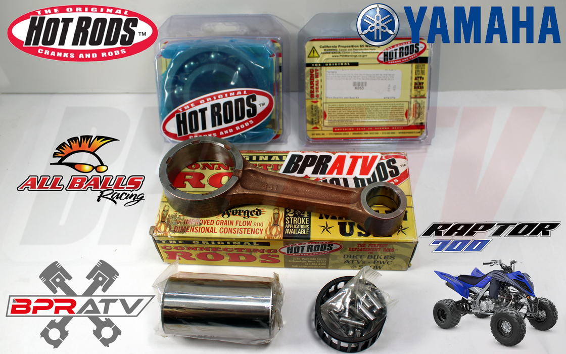 Yamaha Raptor 700 YFM700R Hot Rods Crankshaft Hotrods Rod Main Crank Bearing Kit