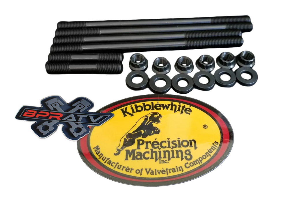 Yamaha Grizzly 700 Kibblewhite Cylinder Head Studs KPMI 80-82450 Head Bolts Kit