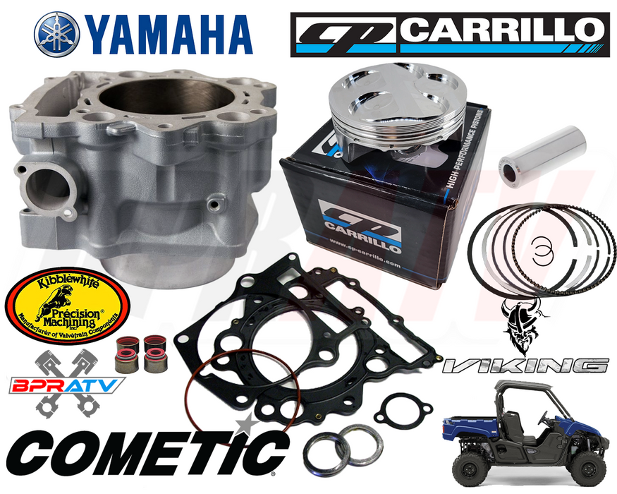 Yamaha Viking 700 102mm Stock Bore Cylinder CP Pump Gas Piston Top End Kit 18-24