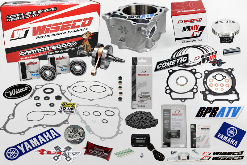 YFZ 450 Engine Rebuild Kit Wiseco Crank Piston Cylinder Gaskets Cam Chain '04-13