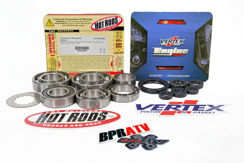 YFZ450 YFZ 450 Carb Model Hot Rods Trans Bearing & Engine Seal Kit TBK0067 04-13