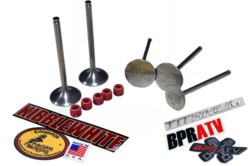 Yamaha YFZ450 YFZ 450 450R 450X TITANIUM Kibblewhite Intake Exhaust Valves Seals