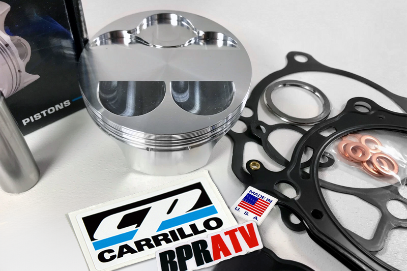 TRX450R 99mm 480cc Top End Rebuild Kit CP Carrillo 3-Ring Piston Cometic Gaskets