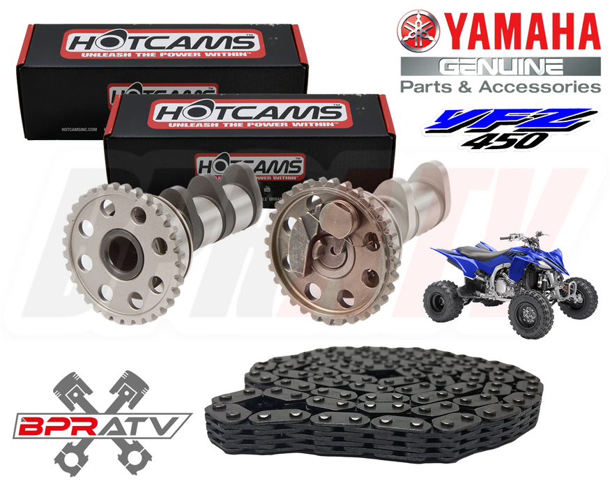 YFZ450R YFZ 450R 450X SE Hot Cams Stage 2 TWO Camshafts YAMAHA OEM Timing Chain