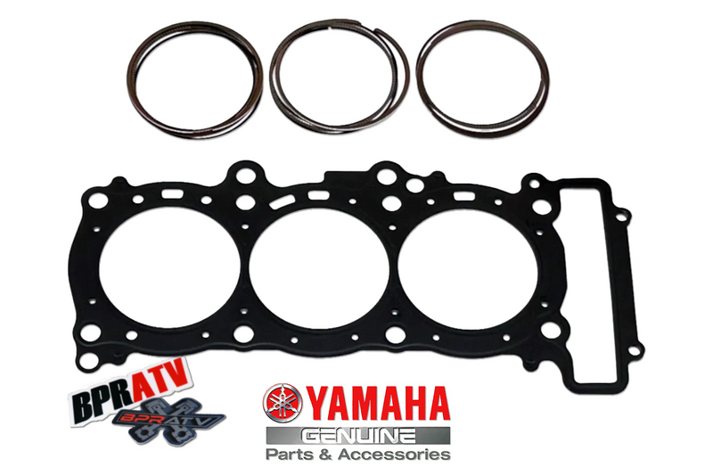 Yamaha YXZ 1000R OEM Piston Rings All 3 Ring Set MLS Head Gasket Titanium Studs!
