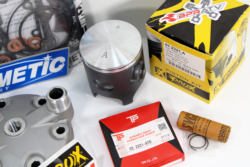99+ YZ250 YZ 250 Cylinder Kit ProX Piston Head & Cometic Gasket Top Rebuild Kit