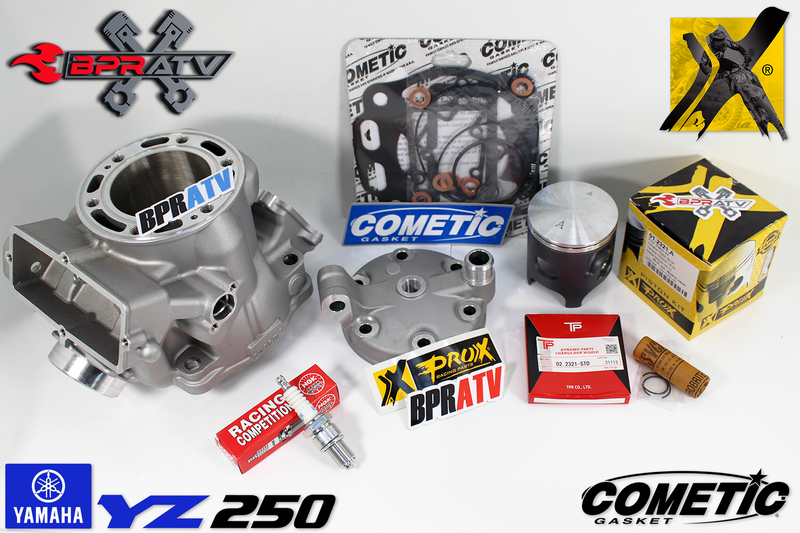 99+ YZ250 YZ 250 Cylinder Kit ProX Piston Head & Cometic Gasket Top Rebuild Kit