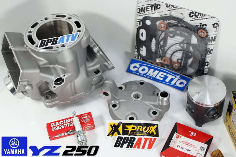 99+ YZ250 YZ 250 Cylinder Kit ProX Piston Head & Cometic Gasket Top Rebuild Kit