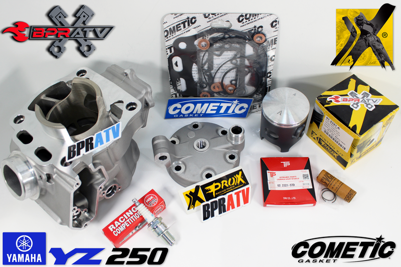 99+ YZ250 YZ 250 Cylinder Kit ProX Piston Head & Cometic Gasket Top Rebuild Kit