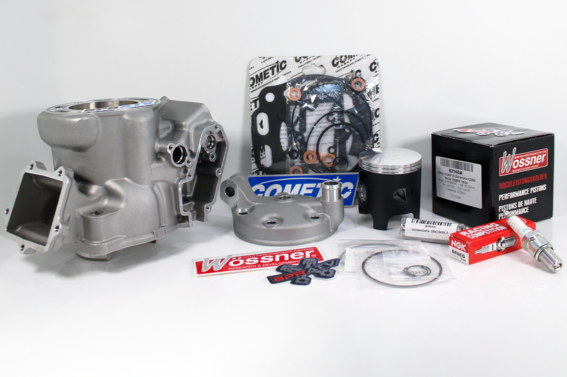 99+ YZ250 YZ 250 Cylinder Kit Wossner Piston Head Cometic Gasket Top Rebuild Kit