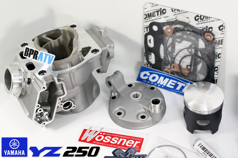 99+ YZ250 YZ 250 Cylinder Kit Wossner Piston Head Cometic Gasket Top Rebuild Kit