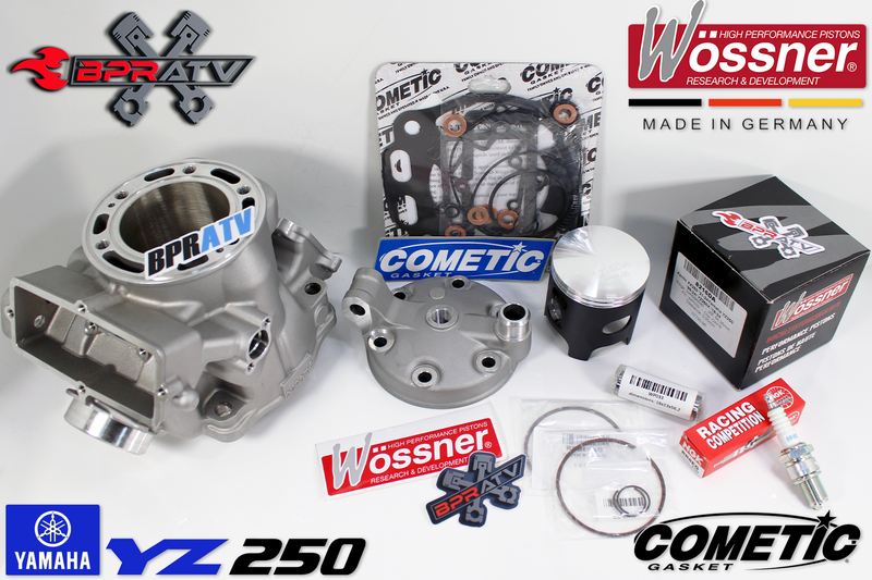 99+ YZ250 YZ 250 Cylinder Kit Wossner Piston Head Cometic Gasket Top Rebuild Kit