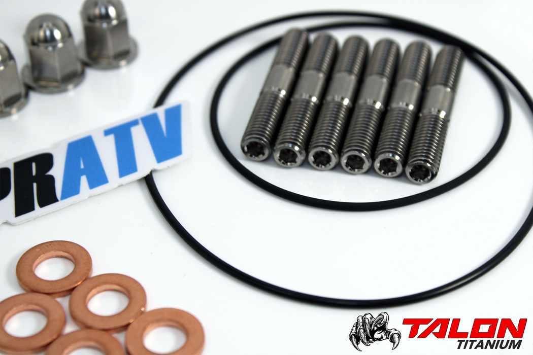 YZ250 YZ 250 Stock Cylinder Head Titanium Stud Kit Acorn Nuts Gasket Rebuild Kit