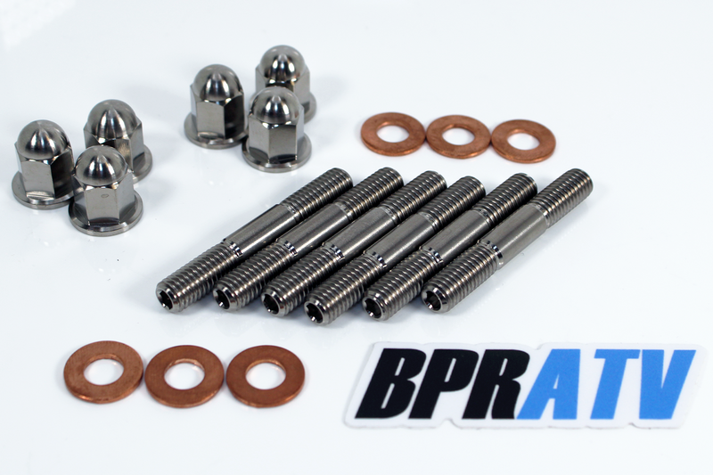 Yamaha YZ250 YZ 250 Head Studs Kit TITANIUM Stud Bolt & Acorn Nut