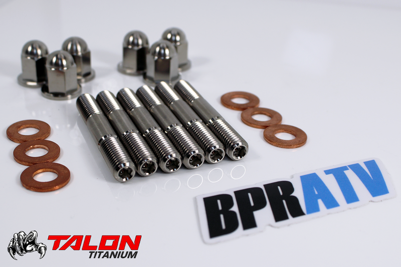 99+ Yamaha YZ250 YZ 250 Stock Bore 66.40mm Replacement Cylinder Head Ti Stud Kit