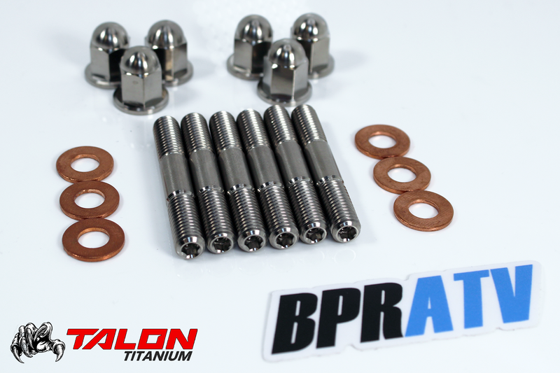 99+ Yamaha YZ250 YZ 250 Stock Bore 66.40mm Replacement Cylinder Head Ti Stud Kit