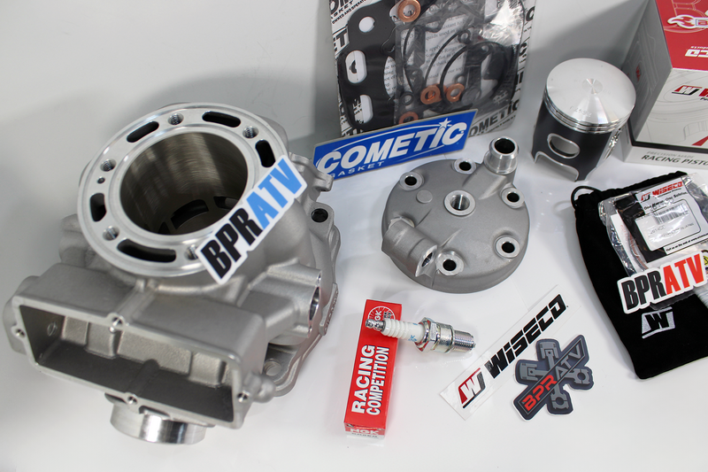 BPRATV YZ250 YZ 250 Top End Rebuild Kit Cylinder Head Wiseco Piston Cometic '99+