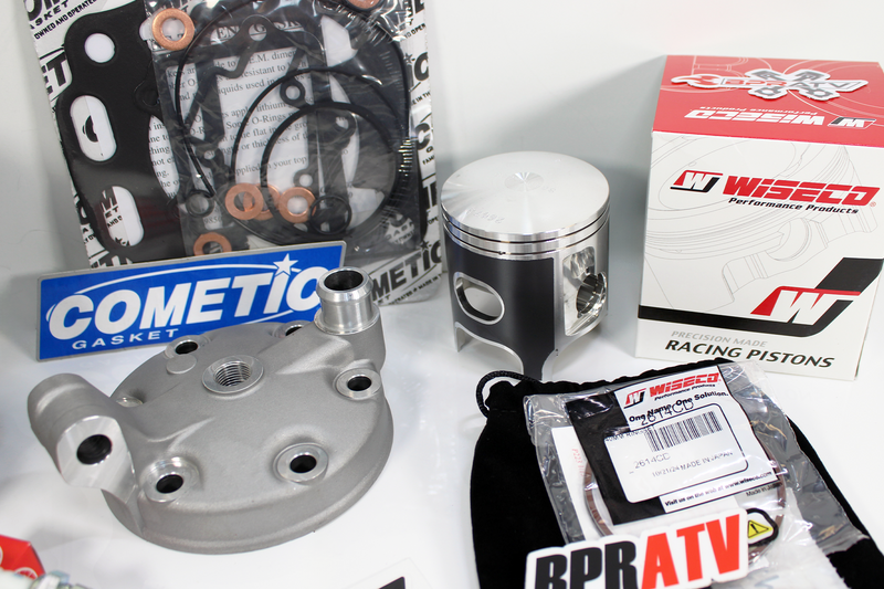 BPRATV YZ250 YZ 250 Top End Rebuild Kit Cylinder Head Wiseco Piston Cometic '99+