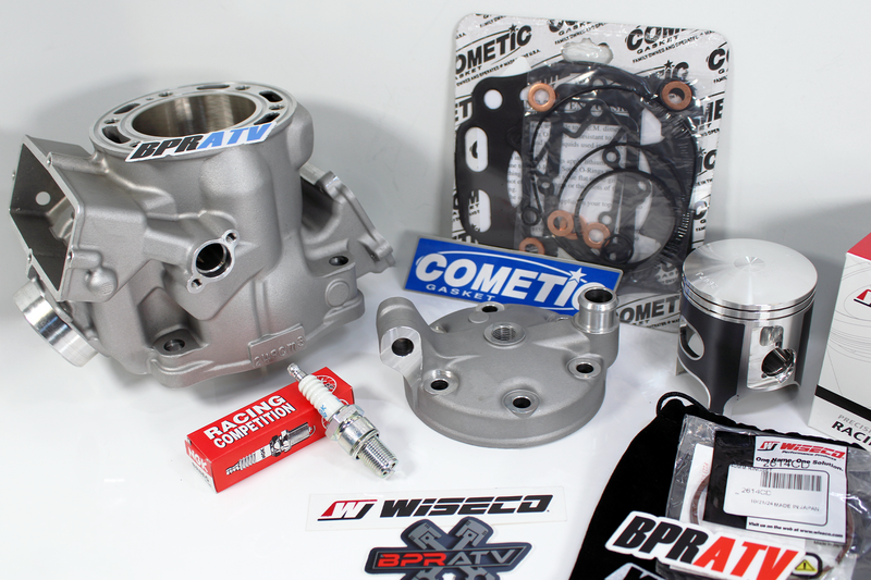 BPRATV YZ250 YZ 250 Top End Rebuild Kit Cylinder Head Wiseco Piston Cometic '99+