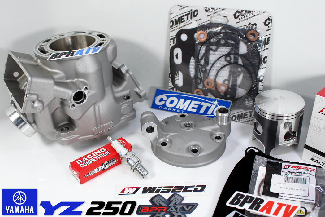BPRATV Yamaha YZ250 YZ 250 Cylinder Head Wiseco Piston Cometic Full Top End Kit