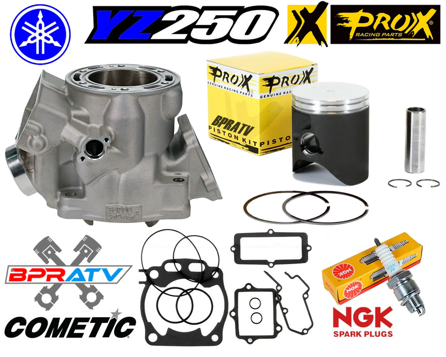 Yamaha YZ250 YZ 250 Stock Top End Rebuild Kit Cylinder ProX Pro X Piston Cometic