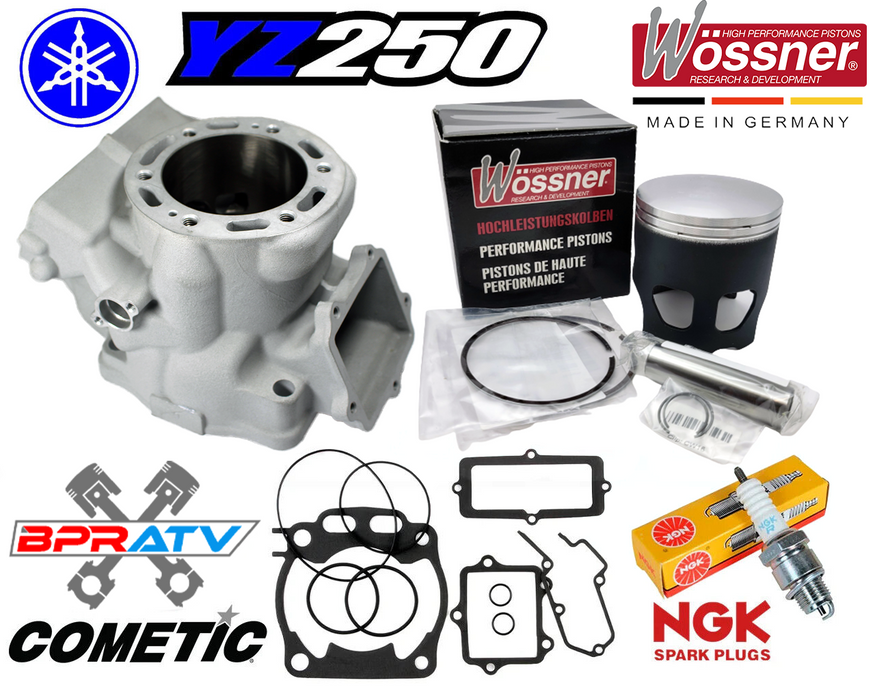 99+ Yamaha YZ250 YZ 250 Top End Rebuild Kit Cylinder Wossner Piston Kit Cometic